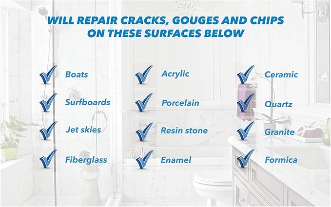 Tub and Shower Repair Kit - Bone