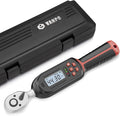 VANPO 3/8 Inch Digital Torque Wrench with Preset Values, 2.2-44.3 Ft-lbs/3-60Nm, Buzzer and LED Notification, Small Electronic Torque Wrench for Motorcycles | 3-60Nm, Small Electronic Torque Wrench with Preset Value, Buzzer and LED Notification or Moto...