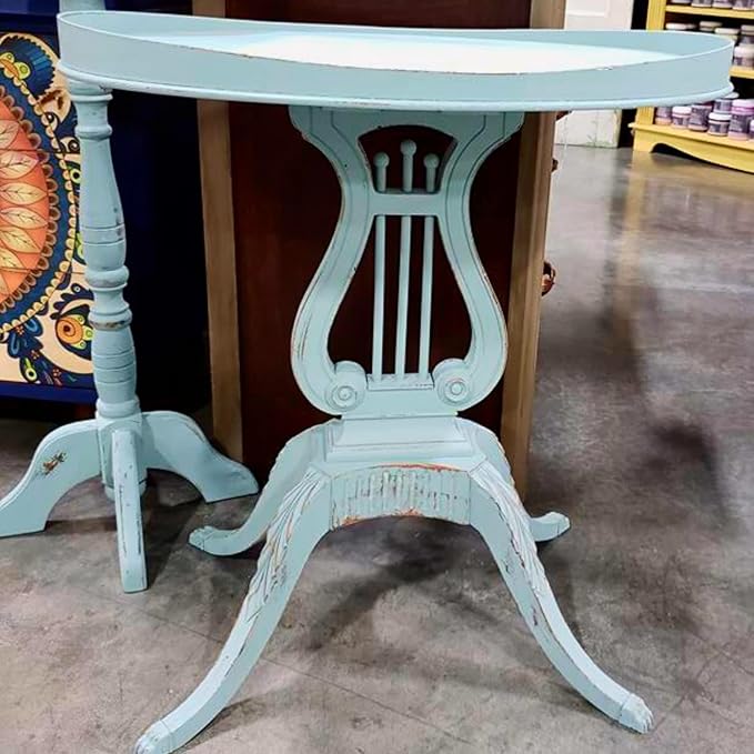 Chalky Chicks 16 Fl Oz Matte Stormy Seas (Light Blue) Chalk Paint for Furniture Without Sanding - No Prep Furniture Paint No Sanding All in One for Crafts, Wood, Cabinet, Metal, Dresser, Farmhouse