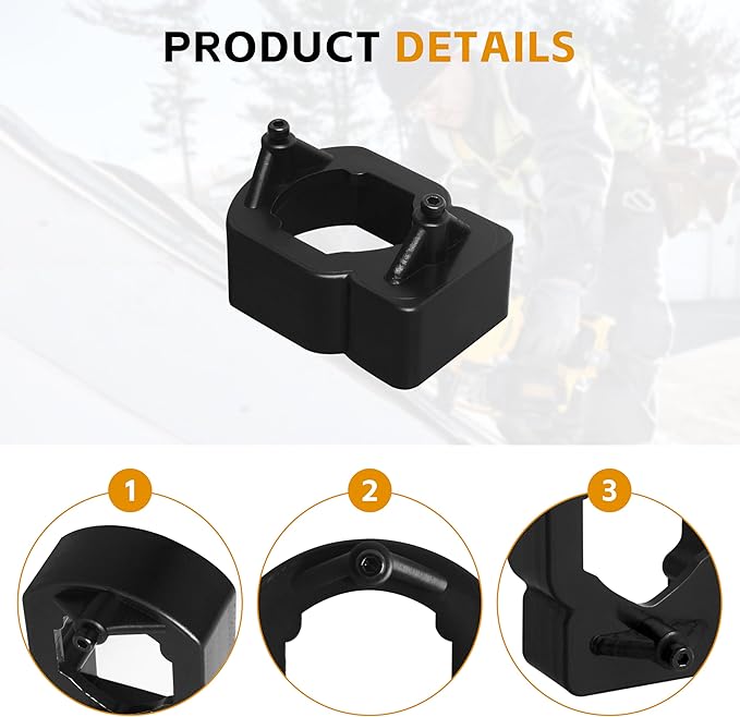 2025 Upgrade DCN45RN Vinyl Siding Adaptor Tip for Dewalt Roofing Nailer Cordless 20v DCN45RND1, DCN45RNB (B style)1 Pack