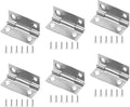 Piutouyar 6Pack Butt Hinge 1.5 Inch Mini Hinges 304 Stainless Steel Hinges Small Cabinet Hinges Folding Craft Hinges with Mounting Screws for Boxes Gate Drawer