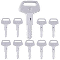 Heavy Equipment Ignition Key, 10 Pack 787 Komatsu Key, Replaces OEM Part TR261434 Fit Excavators, Dozers, Loaders and Backhoes