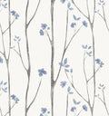 Timeet Purple Peel and Stick Wallpaper Removable Self-Adhesive Floral Wall Paper Leaf Contact Paper Boho for Bedroom Bathroom Cabinets 16" x 78.7"