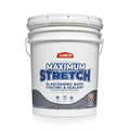 Ames Maximum Stretch - Waterproof Sealant Membrane - Perfect For Roofing, Repairs, Concrete, EPDM & Wood - Liquid Rubber Sealer - Up To 650% Elastic - Made in USA, White, 4.6 Gallon (Pack of 1)