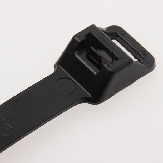 Panduit PRT5EH-C0 Cable Tie, Releasable, Extra-Heavy, Weather Resistant Nylon 6.6, 20.1-Inch Length, Black (100-Pack)