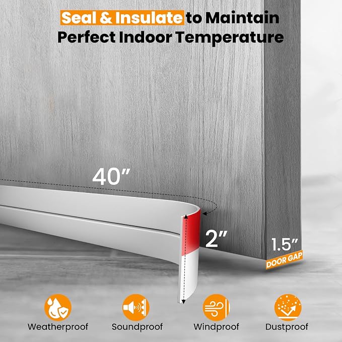 BEEST FULLSTOP Garage Door Insulation Kit w/ Seals & Window Films - 16x7 & 16x8 ft Double Garage Door Insulation Panels -16 Pre-Cut 24x48 Foam-Core Panels w/ Tape, Cutter & Squeegee