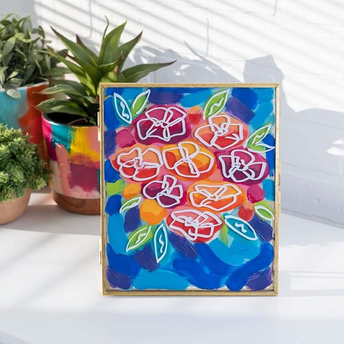 FolkArt 16 Piece Multi Surface Acrylic Craft Paint Set Formulated to be Non-Toxic that is Perfect for Beginners and Artists, Bright Colors Count, 2 Fl Oz (Pack of 16)