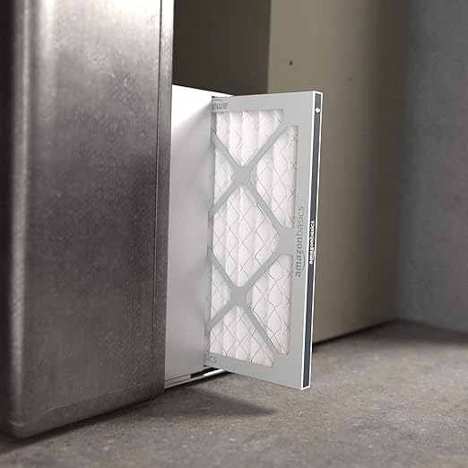 Amazon Basics 14x14x1 Air Filter 6-Pack, MERV 11 AC Furnace Filters, Allergy Control, Removes Dust, Pollen and Lint (Actual Size: 13.75" x 13.75" x 0.75")