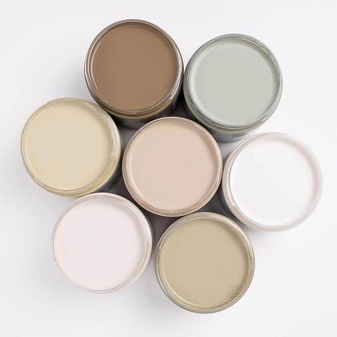 Dixie Belle Silk All-in-One Mineral Paint | Chantilly (4oz) | Warm Off White With Beige Undertones All-in-One Water Based Primer + Topcoat | Durable Furniture Paint | Low Reflective Finish