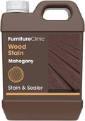 Furniture Clinic Wood Stain | Water Based | Fast Drying, Low Odor, & Non-Toxic | Multiple Finishes | for Indoor & Outdoor Furniture and More | Mahogany (85 Fl Oz / 2500ml)