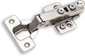 Berta 6-Pack Full Overlay Frameless Soft-Close European Hinges, 110° 3D Adjustable, Clip-On Concealed Kitchen Cabinet Door Hinges with Screws - Ideal for Modern Cabinets