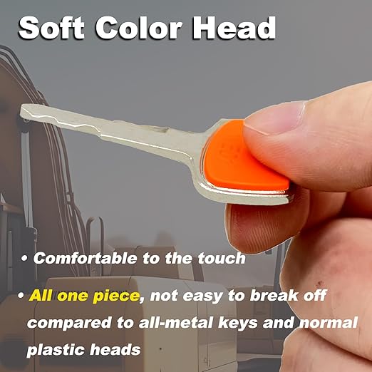 S450 Ignition Keys Fit Case 150979A1, Linkbelt LBXKHR0369,JCB KHR-0369, Sumitomo Excavator 150979A1 KHR0369, New Holland K250 Excavator, Pack of 10 Keys
