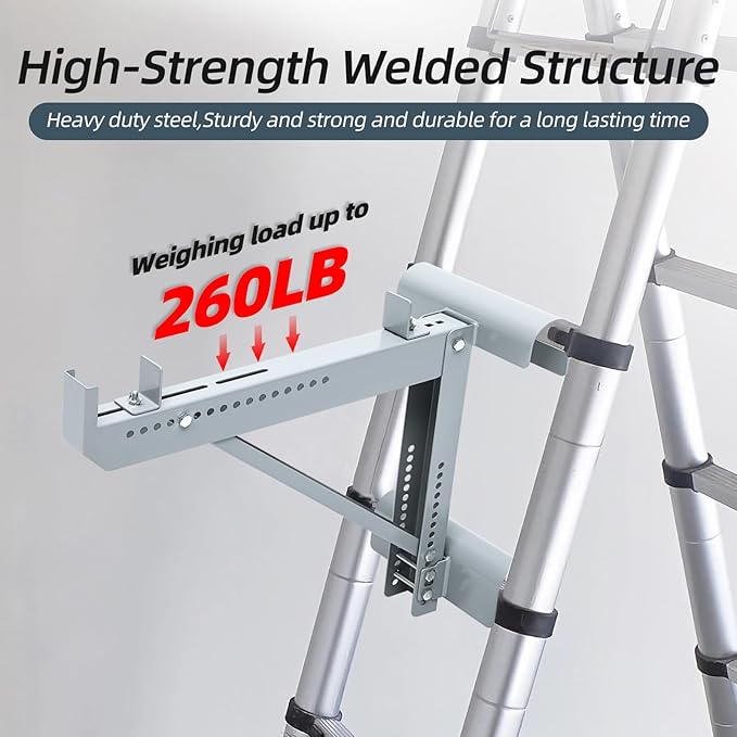 Colinktool Ladder Jacks,Short Body Ladder Jacks-2Pack, Siliver