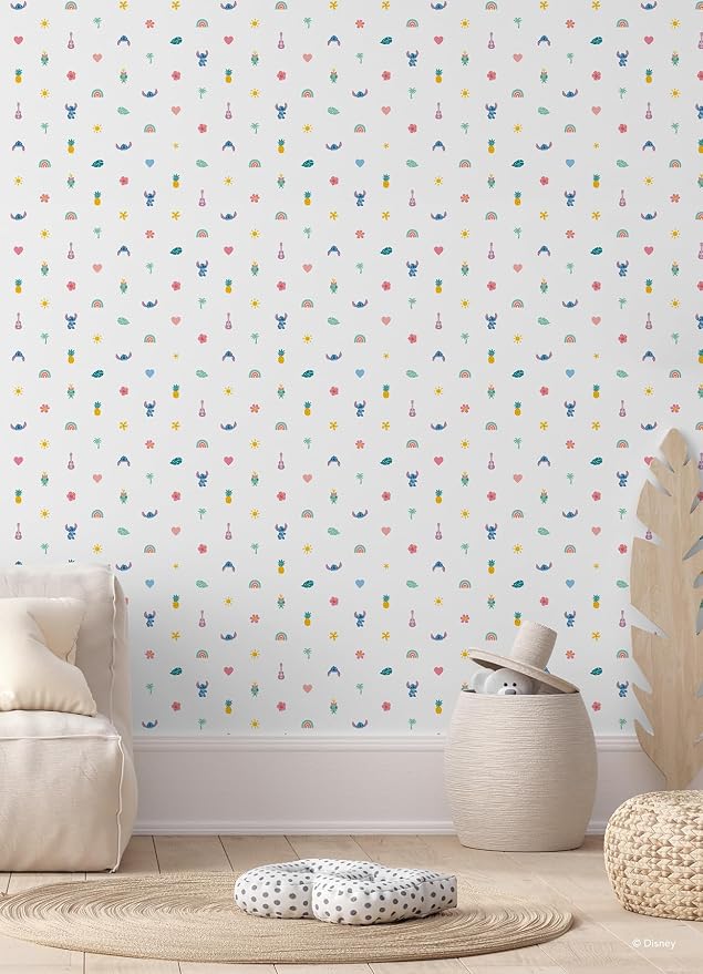 Disney Stitch Peel and Stick Wallpaper by RoomMates, RMWS1267