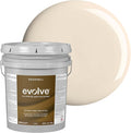 EVOLVE Paint & Primer: Environment-friendly, Low Sheen with One-coat Coverage for Interior & Exterior surfaces (Vanilla White, 5-Gallon)