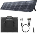 Ecosonique 200W Portable Solar Panel for Power Stations, Foldable & Lightweight with Kickstand, USB-C PD3.0 & USB-A QC3.0, MC4 & Multi-Output for Solar Generators, RVs, Camping, and Outdoor Use
