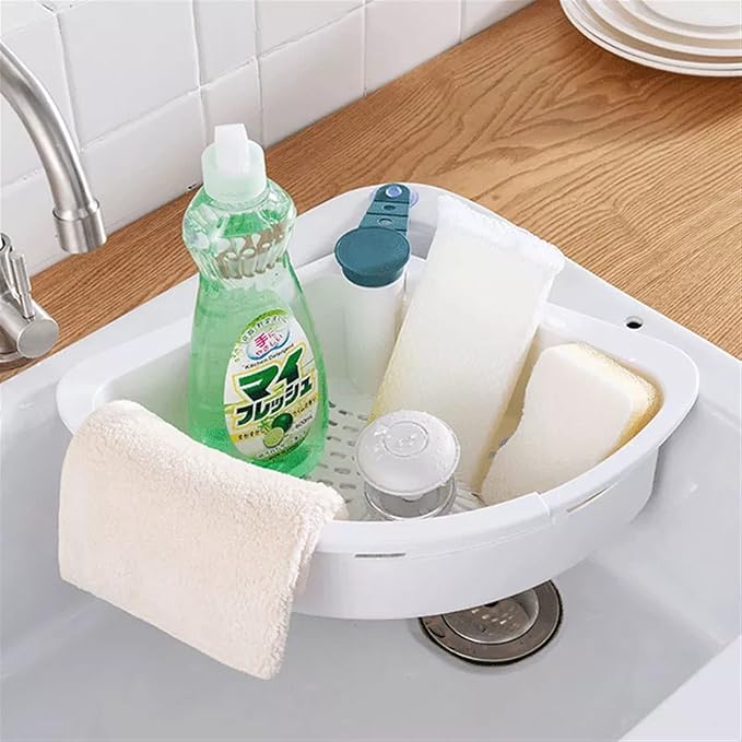 Kitchen Strainers Sink Rack Foldable Kitchen Drain Basket Dish Multifunctional Organizer Accessories Gadgets
