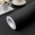 Peel and Stick Wallpaper 23.6" x 118" Black Wallpaper | Self Adhesive Removable Vinyl Film Stick Paper Easy to Apply Contact Paper Wall Coverings Shelf Home Decorative Liner Table