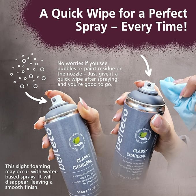 They Call It Berry Spray Paint | Water based & Odorless | Eco-Friendly & Vegan | Weather & UV-Resistant | For all Substrates | Fast Drying with High Coverage | For Indoor/Outdoor Use