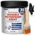 Waterproof Sealant 35 oz, Clear, Transparent Waterproof Coating, Water-Based Invisible Waterproof Agent for Roof, Wall, Garden, Terrace, Indoor and Outdoor Use