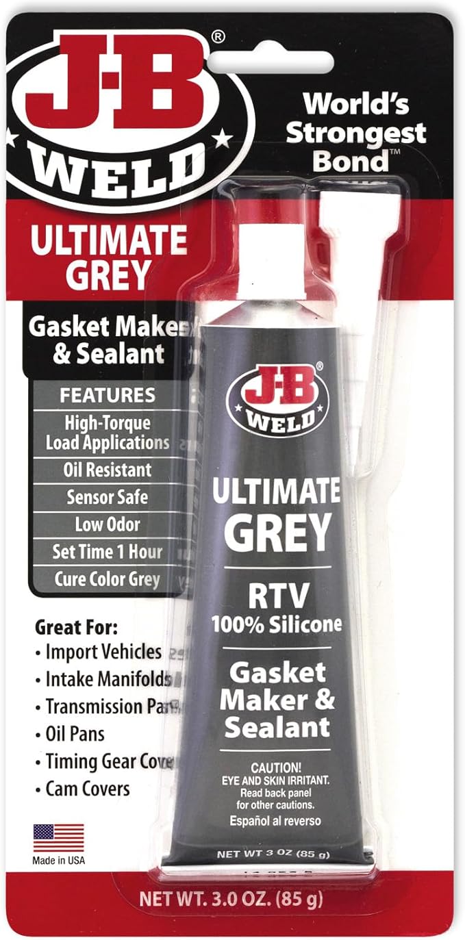 Adhesive Sealant,3 oz.,Tube,Gray