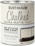 Rust-Oleum Chiffon Cream Chalked All-in-One Ultra Matte Paint | One Coat Coverage | No Primer, Sanding, Or Topcoat Needed | Easy Clean Up | Made in USA | 30 OZ