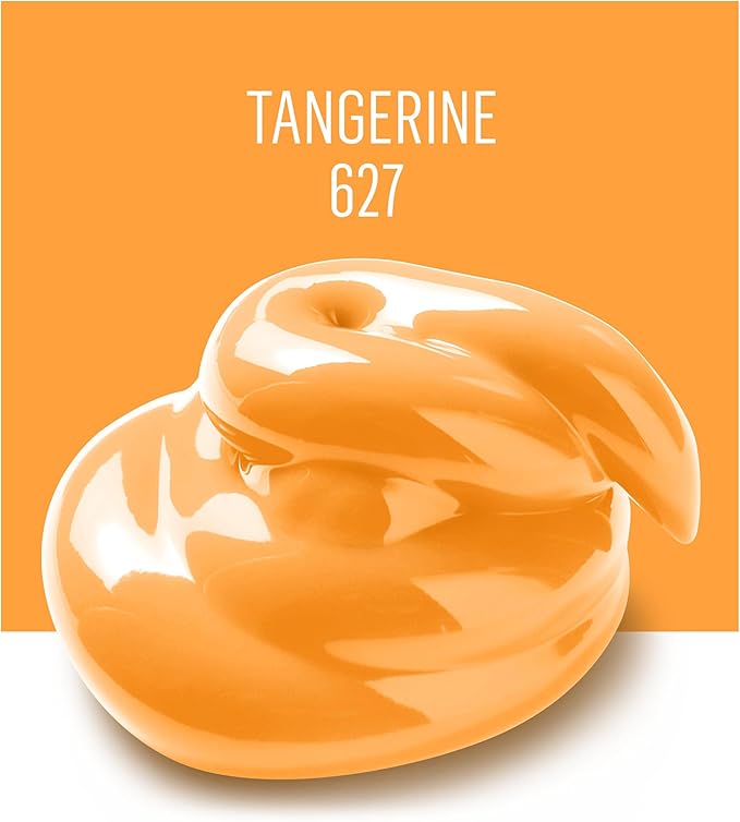 FolkArt Acrylic Paint in Assorted Colors (2 oz), 627, Tangerine