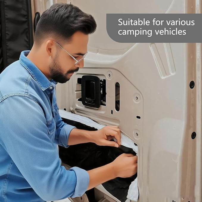 161 SQFT Automotive Camper Van Insulation, Water-Resistant Thermal & Sound Barrier, RV Camper Insulation 59" x 393" (4.9ft x 32.8ft) for Van Conversions, RVs, Trucks