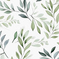 Danodoi Sage Green Vintage Leaf Peel and Stick Wallpaper 17.5" x 787" | Waterproof Vinyl Self Adhesive Removable Renter Friendly Floral Contact Paper