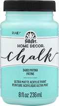FolkArt Home Decor Chalk Furniture & Craft Paint in Assorted Colors, 8 ounce, Patina