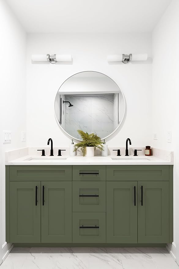 Beyond Paint All-in-One Refinishing Paint, No Sanding, Matte Finish for Cabinets, Countertops, Furniture and Doors, 1 Pint, Forest Green
