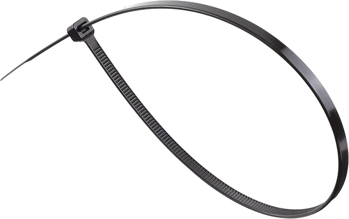 GTSE 14 inch Black Zip Ties, 10,000 Bulk Contractors Pack, 50lb Strength, UV Resistant Long Nylon Cable Ties, Self-Locking 14" Tie Wraps, Full Carton