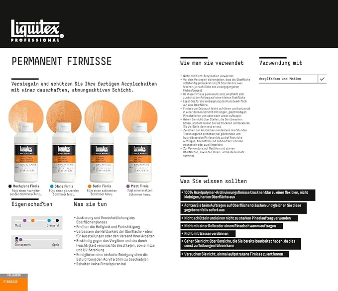 Liquitex Professional Gloss Varnish, 118ml (4-ozl