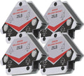 GUTIMORE 25LB Welding Magents, Pack of 4, Heavy Duty Angle Holding Magnet Holder