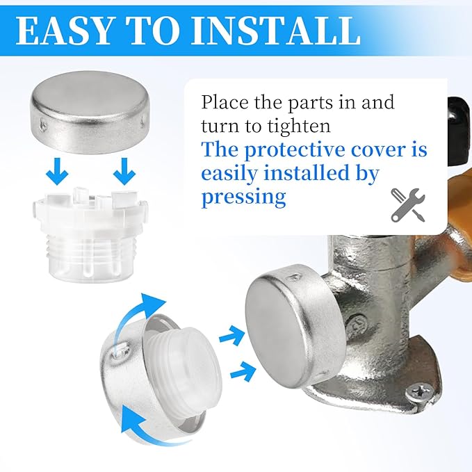 630-7500 Vacuum Breaker Repair Kit Compatible with 400 500 Series, 2 Pack Outdoor Faucet Wall Hydrant Repair Accessories, Pressure Vacuum Breaker Replacement Plunger Assembly