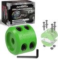 AUTMATCH Winch Cable Hook Stopper (1 Pack), Silicone Rubber Winch Stopper for Wire & Synthetic Rope, Winch Line ATV UTV, Shock Absorbent, Prevent Pulling Bounce and Abrasion, Green