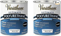 Varathane Water-Based Crystal-Clear Ultimate Polyurethane | Interior Wood Protection | Fast Dry Time | Easy Clean Up | Matte | Quart | 2 Pack
