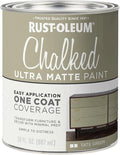 Rust-Oleum Tate Green Chalked All-in-One Ultra Matte Paint | One Coat Coverage | No Primer, Sanding, Or Topcoat Needed | Easy Clean Up | Made in USA | 30 OZ
