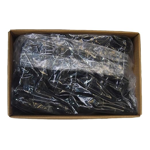 6" Serving Tong, Black, Durable Plastic, Disposable, 72 Count