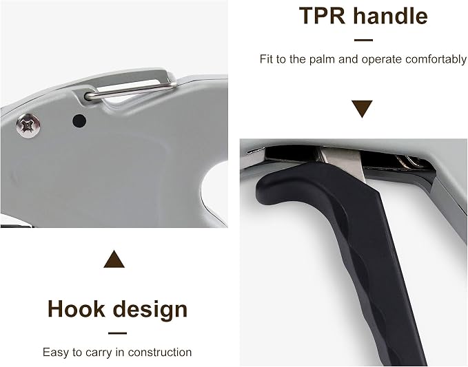Knoweasy Stainless Steel Cable Tie Gun - Tighten, Tension, and Cut with Stable and Reliable Stainless Steel Cable Tie Tool Cable Managemen