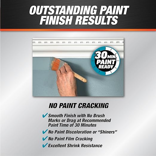 DAP Alex Plus Acrylic Latex Caulk, White, 10.1 Oz (7079818152) (Pack of 2)