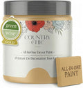 Country Chic All-in-One Chalk Paint for Furniture, Cabinets, Home Decor, Eco-Friendly, Matte Finish, Built-In Primer & Top Coat for Wood, Metal - Bee's Knees (Soft Yellow) - 8 oz (237 ml)