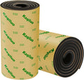 Kaqiluo 2 Pack High Density Self-Adhesive Sound Insulation Acoustic Closed Cell Foam, 11.6 sqft x 0.4in Thick, 50+kg/m³ Sound Proof Padding,Fire,Water Resistant Acoustic Treatment Foam