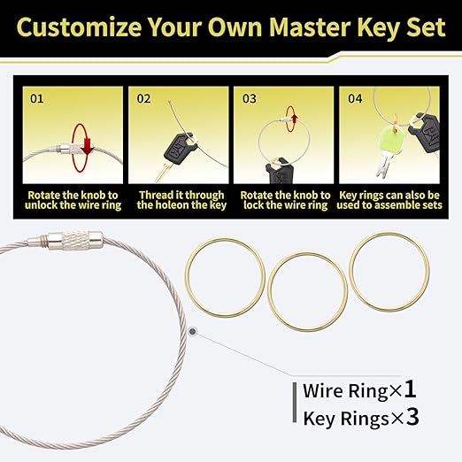 Heavy Equipment Keys Master Set, 22 PCS Construction Keys for JCB S450 Takeuchi H806 Bobcat D250 Hyster 166 CAT 5P8500 JCB 14607 John Deere Hitachi H800 KOM 787 Yanmar 301 KUBOTA 63700