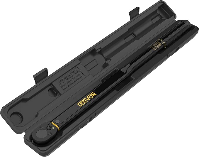 LEXIVON 1/2-Inch Drive Click Torque Wrench 25-250 Ft-Lb/33.9-338.9 Nm (LX-184)