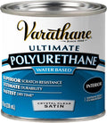 Varathane Water-Based Crystal-Clear Ultimate Polyurethane | Interior Wood Protection | Fast Dry Time | Easy Clean Up | Satin | Half Pint