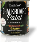 Chalk Ink Chalk Paint – Premium Matte Black Chalkboard Paint for Walls, Wood, Furniture, and Crafts
