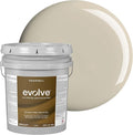 EVOLVE Interior Paint & Primer, Eggshell (Balanced Beige), 5 Gallon – One-Coat Coverage, Excellent Hide, Low VOC, Low Odor, Washable Paint for Walls, Doors & Trim