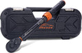 3/8-Inch Drive Torque Wrench, 5-45 Ft-Lb (6.8-61 Nm), 3% Accuracy, 72-Tooth Dual-Direction Mini Torque Wrench with Reversible Head, Quick Release, Dual Scale for Bike
