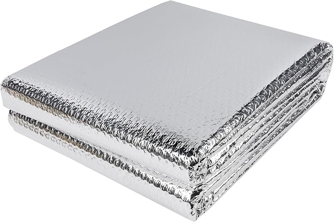 winemana 48IN x 10FT Window Insulation Roll, Reflective Window Heat Blocker | RV Car Window Insulation, for Garage Door Basement Windows, for Winter & Summer